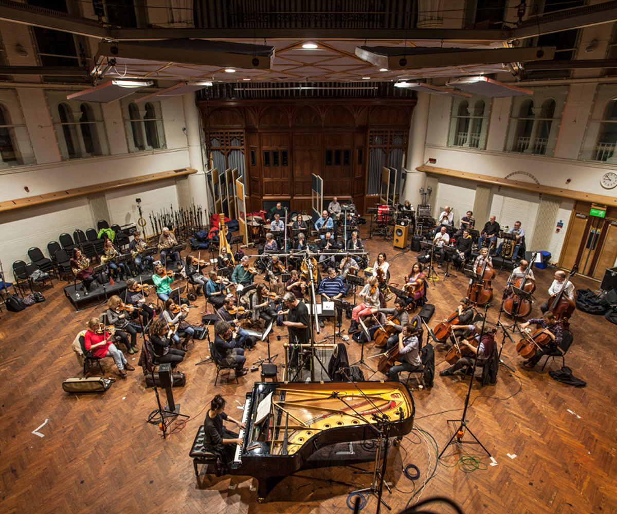 Rosey Chan | Selected Works | Recording Britten Piano Concerto, Air Studios, London | 4