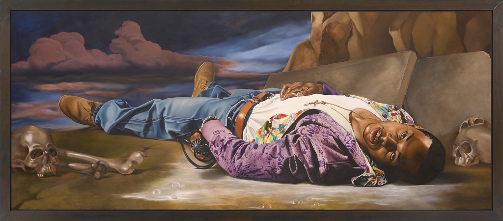 Kehinde Wiley | Down | A Dead Soldier, 2008 Oil on Canvas. | 7