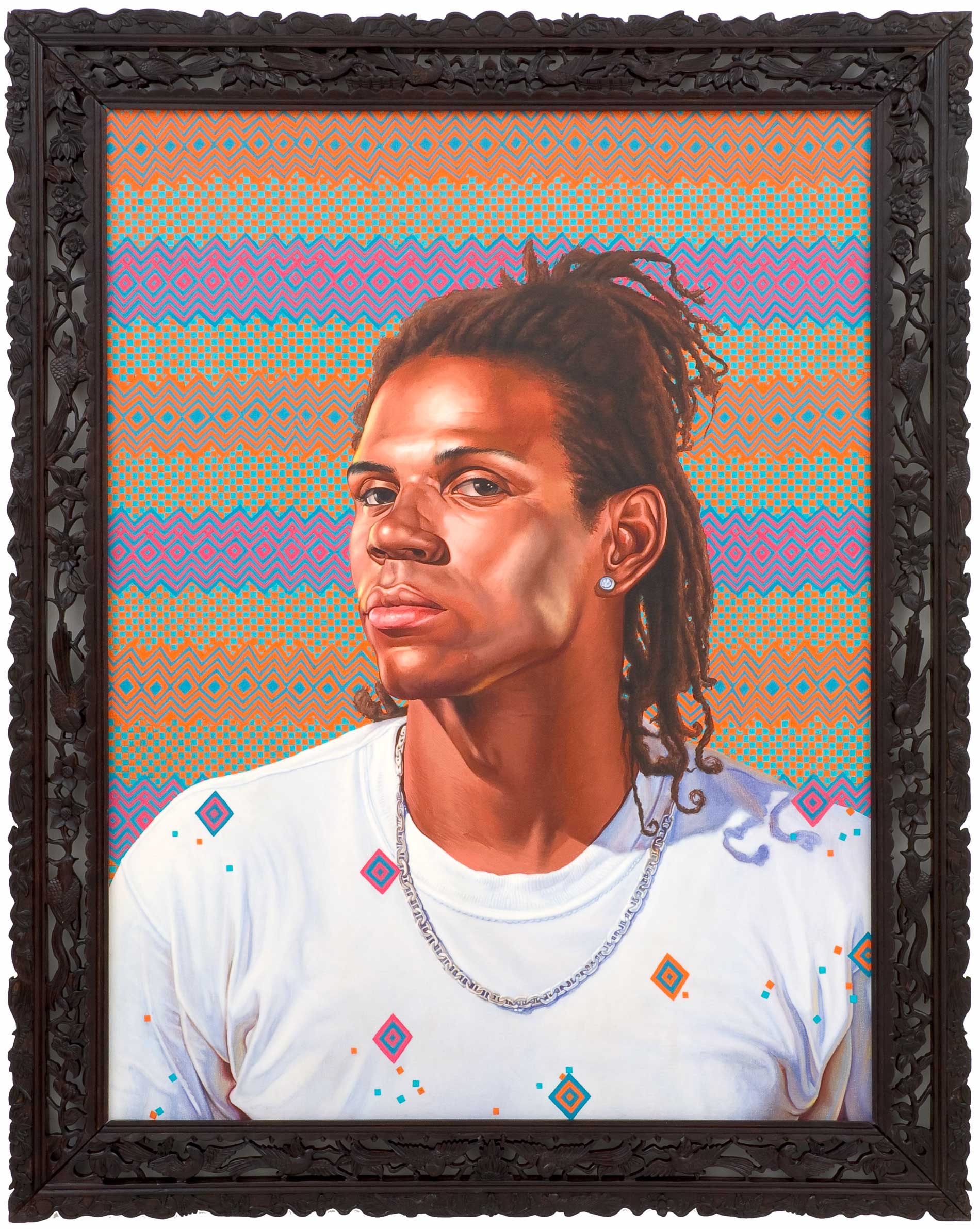 Kehinde Wiley | The World Stage: Brazil | Anderson S. Da Fonseca, 2009 Oil on Canvas.  | 1