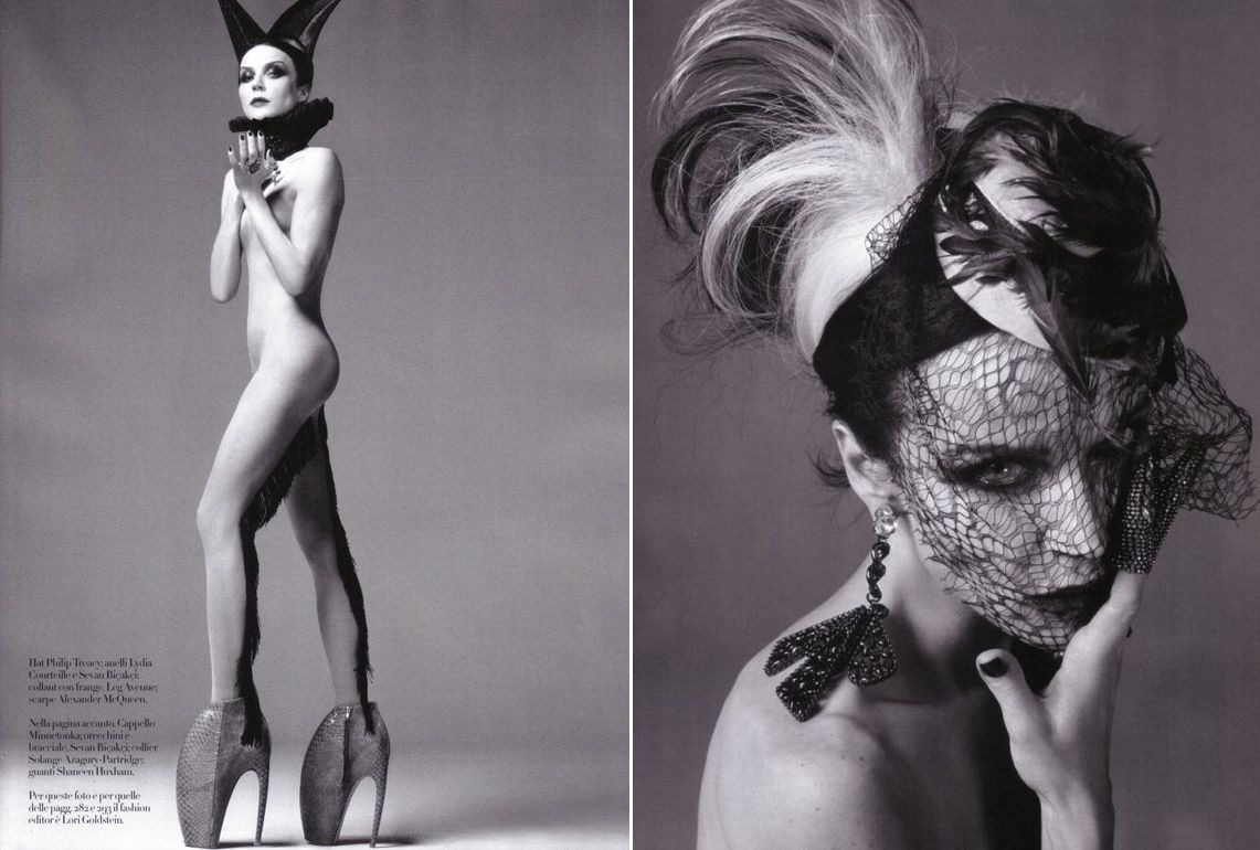 Daphne Guinness | Editorial | Vogue Italia - photographed by Steven Meisel | 46