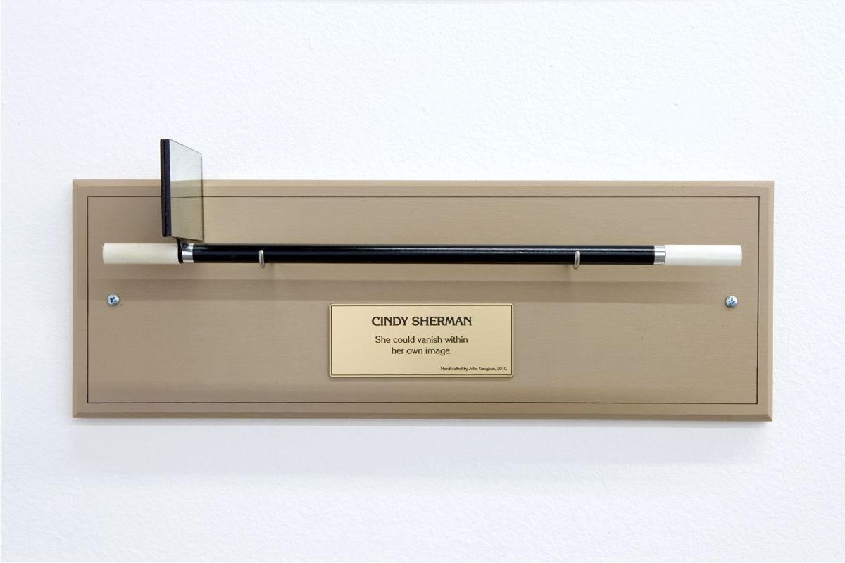  | Selected Works | Glenn Kaino, Wands Bygone, 2010, 33 wands and plaques, mixed media,19 x 6.5 inches (each), Courtesy of Private Collections | 11