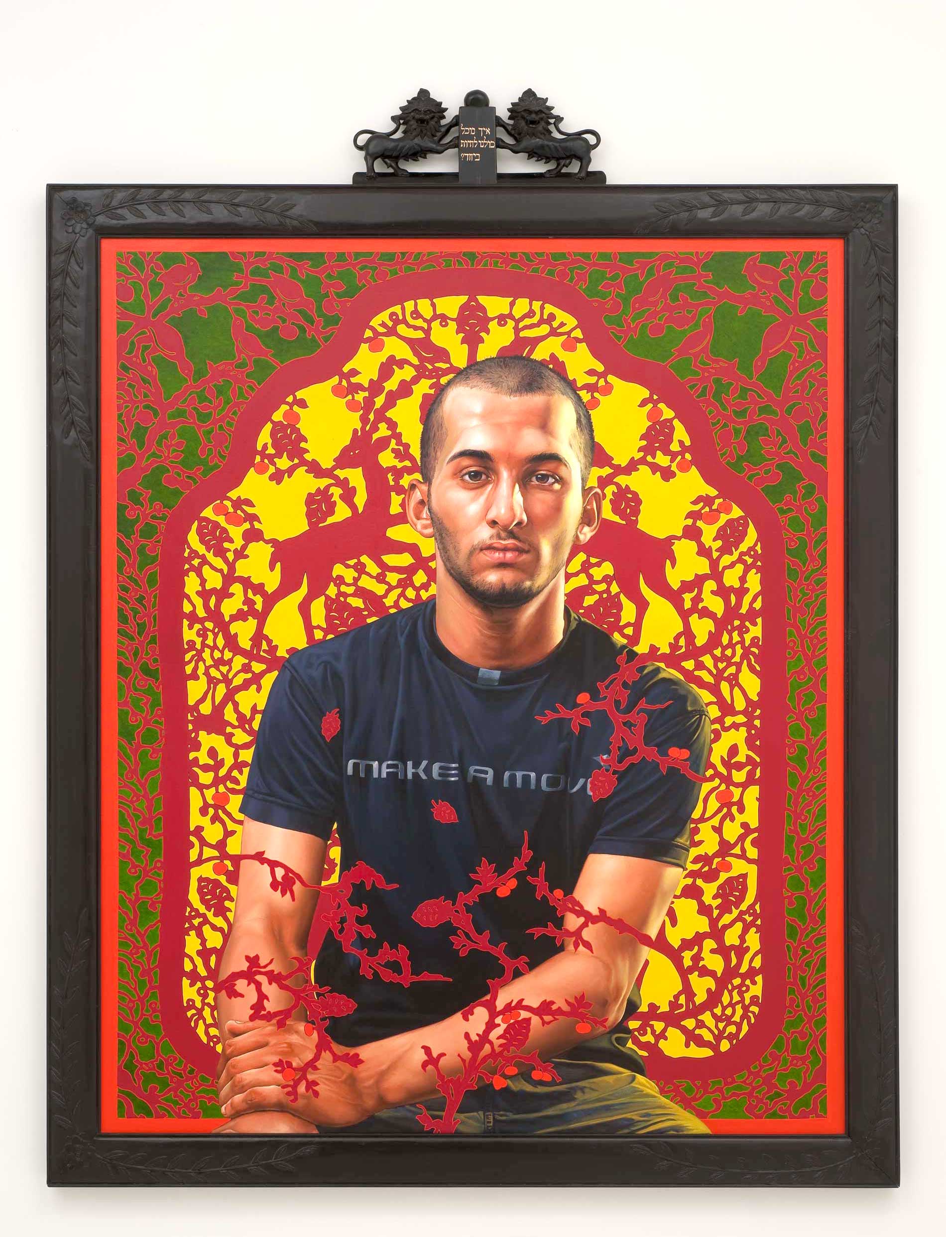 Kehinde Wiley | The World Stage: Israel | Mahmud Abu Razak, 2011 Oil on Canvas. | 9
