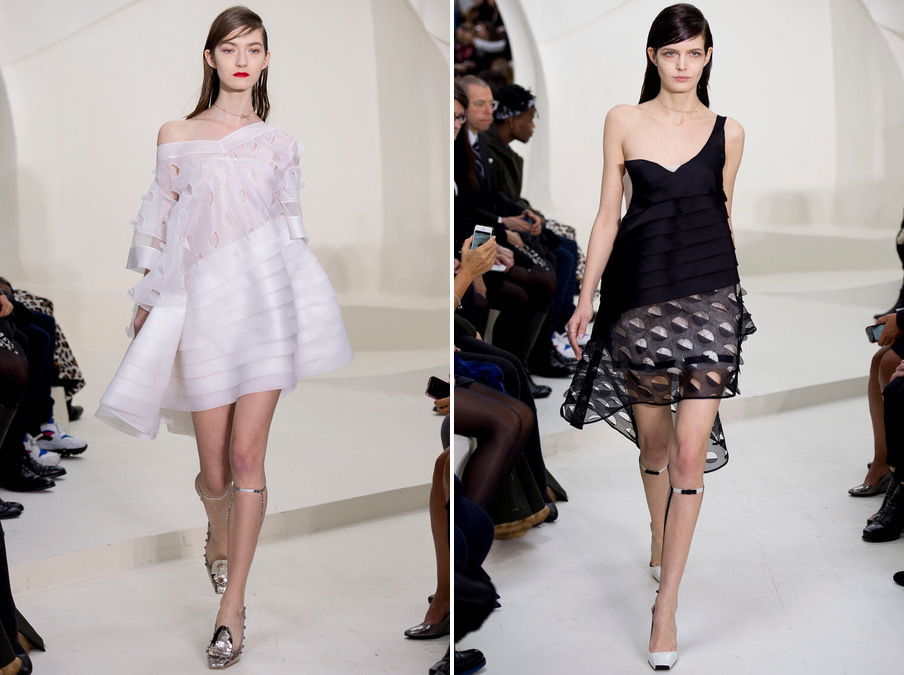Maida Boina | Christian Dior Couture Spring / Summer 2014 | Kasia Jujeczka and Zlata Mangafic | 2