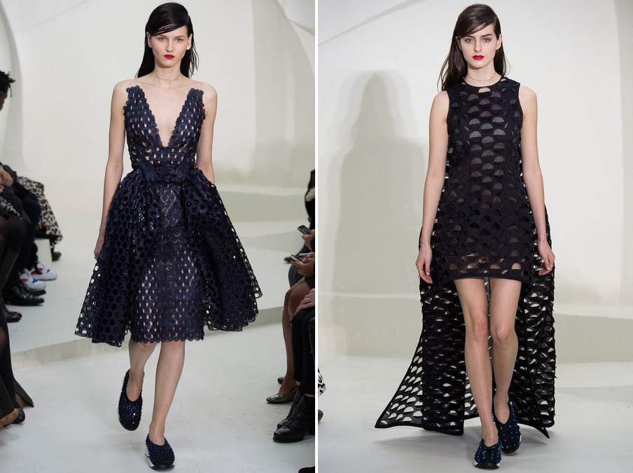 Maida Boina | Christian Dior Couture Spring / Summer 2014 | Katlin Aas and Georgia Taylor | 12