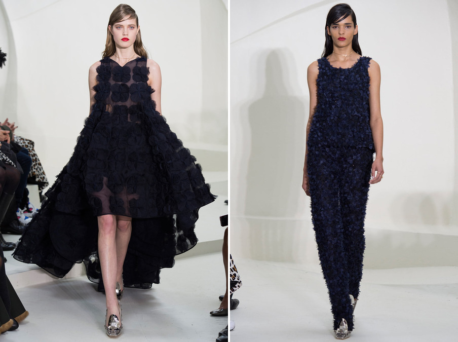 Maida Boina | Christian Dior Couture Spring / Summer 2014 | Milana Kruz and Simone Carvalho | 17
