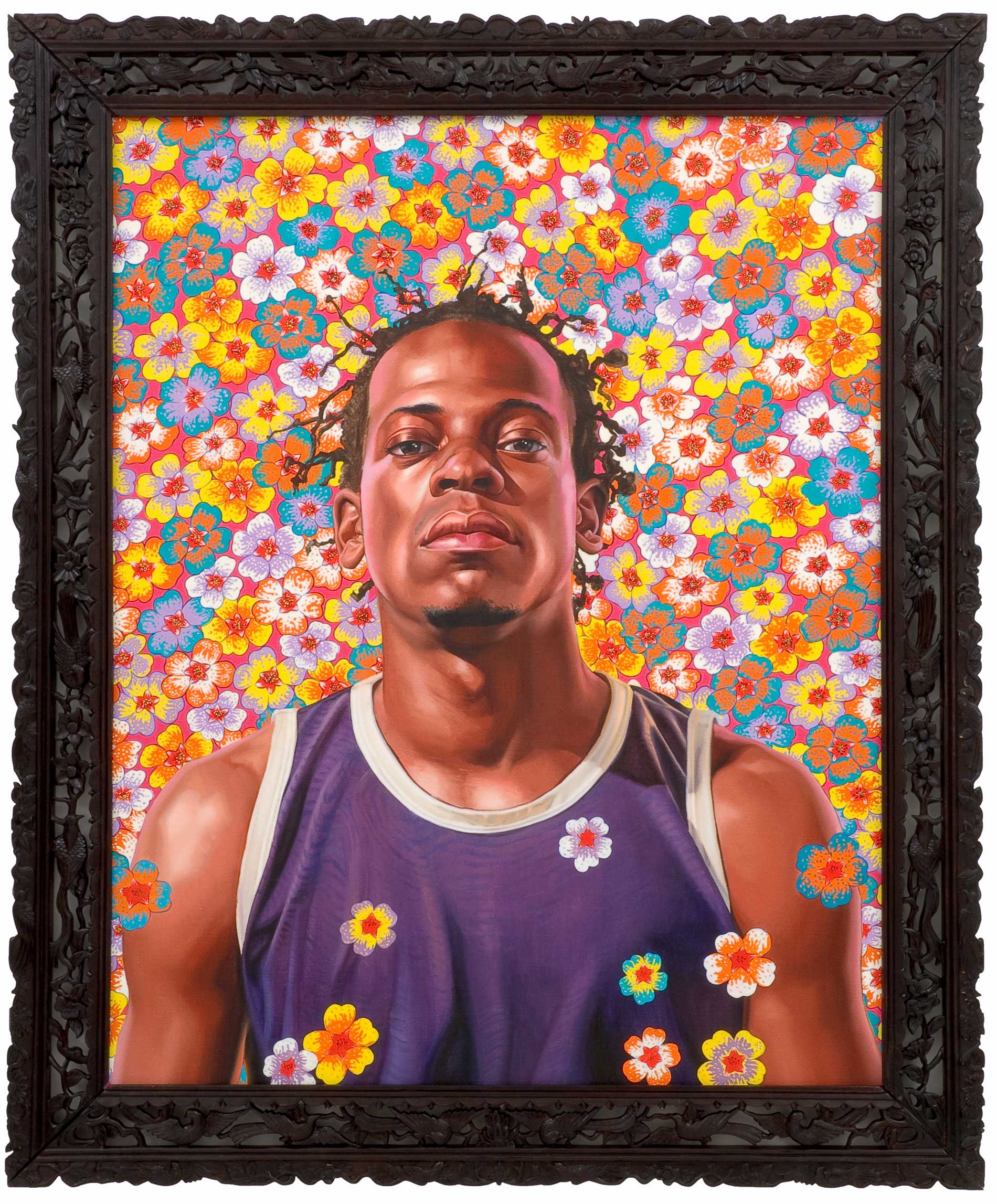 Kehinde Wiley | The World Stage: Brazil | Nelson Silva Eaflanzino Jr., 2009 Oil on Canvas. | 2