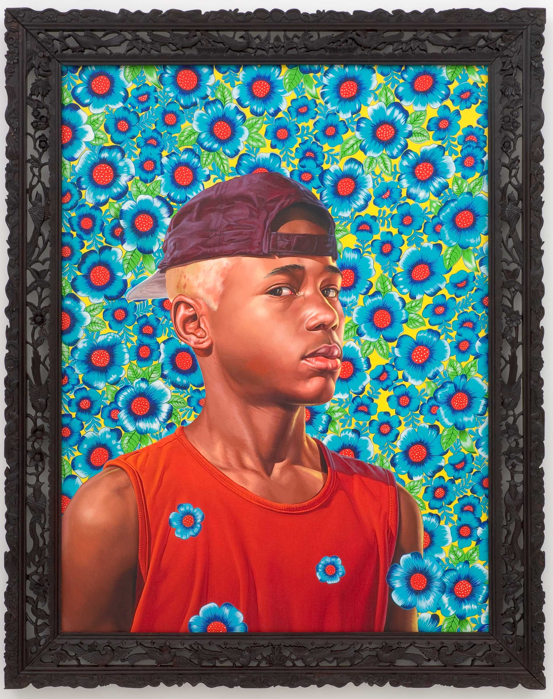 Kehinde Wiley | The World Stage: Brazil | Anderson Romualdo Cordeiro, 2008 Oil on Canvas.  | 3