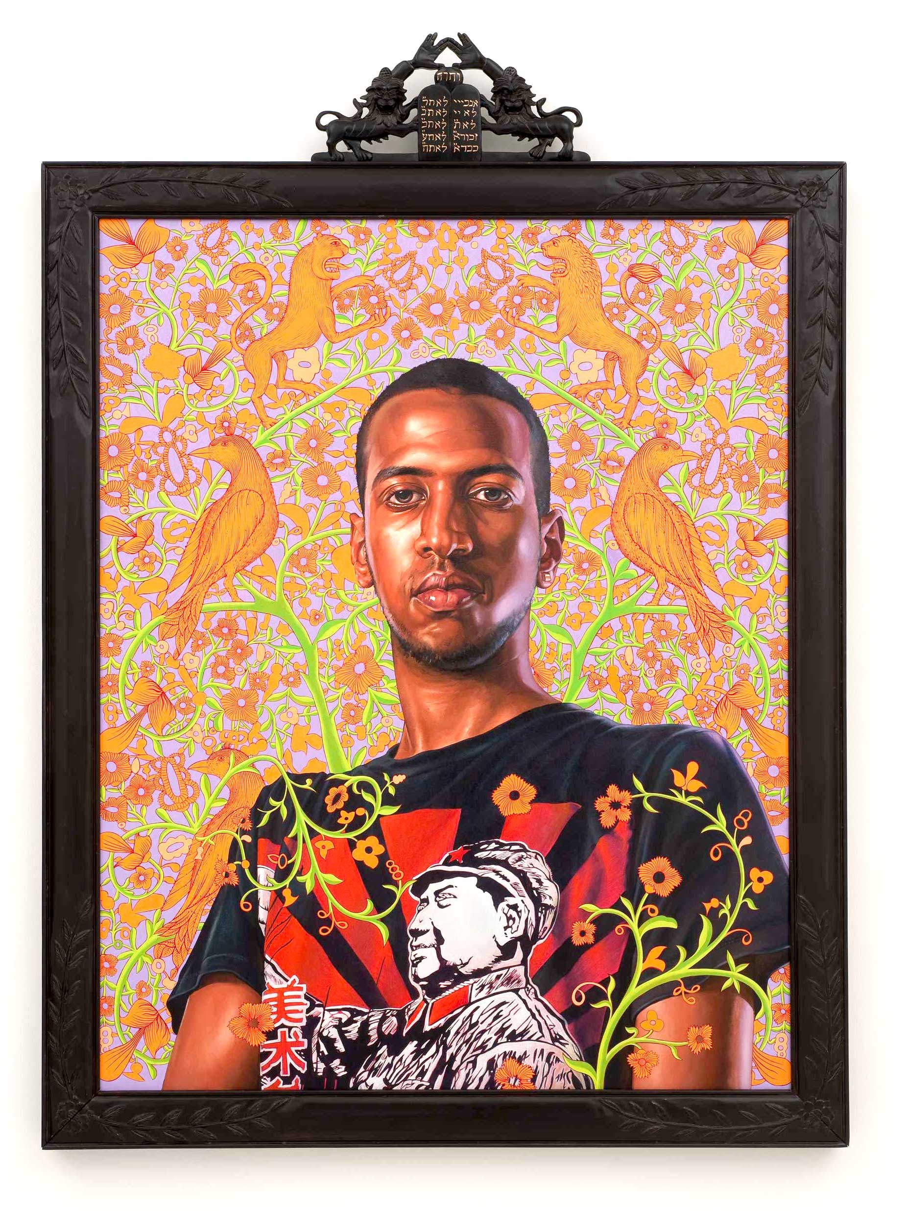 Kehinde Wiley | The World Stage: Israel | Shmuel Yosef, 2011 Oil on Canvas.  | 11