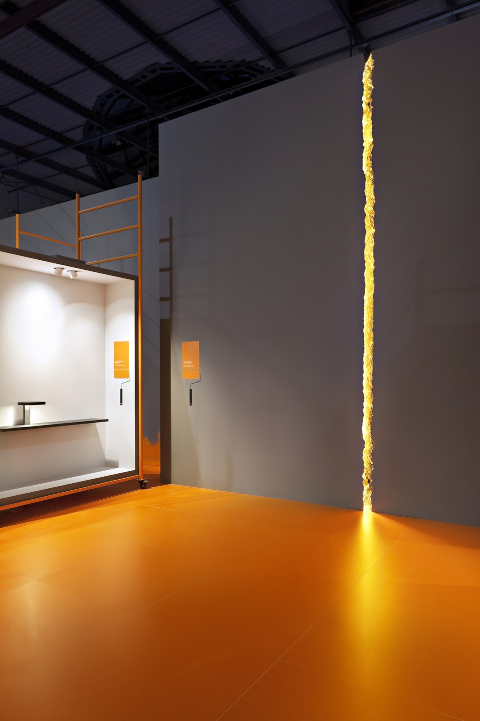  | Elements of Light | Rupture: a light system derived from the 'Hommage' table was a collaboration with Flos that premiered during Euroluce at the prestigious Salone del Mobile, Milan. April 2011 | 1