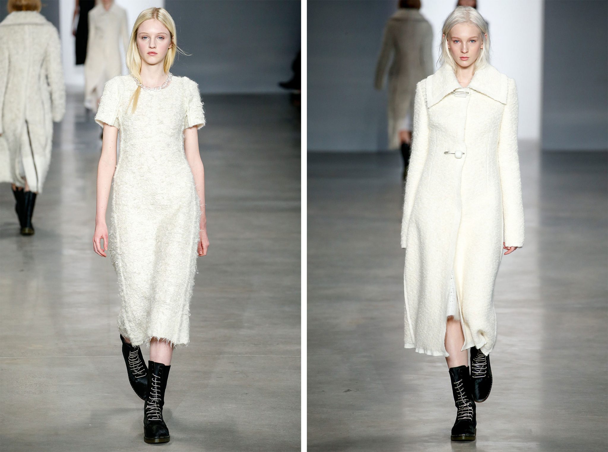 Maida Boina | Calvin Klein Fall / Winter 2014 | Sabine Cozijnsen and Nastya Sten | 4