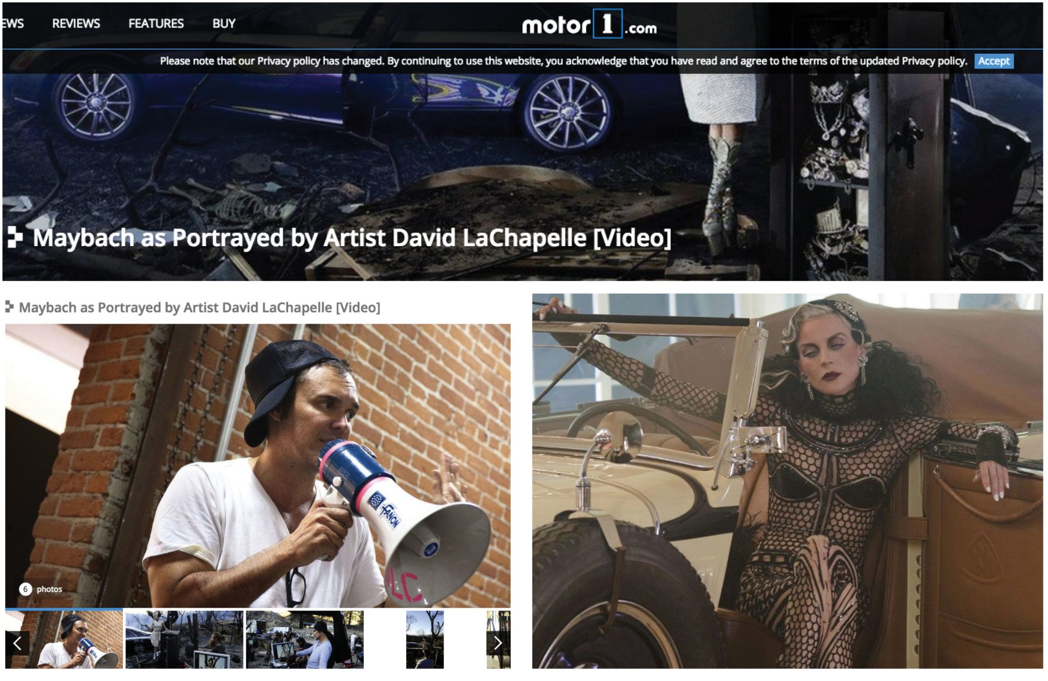 David LaChapelle | Maybach | Selected Press: MOTOR 1 | 18