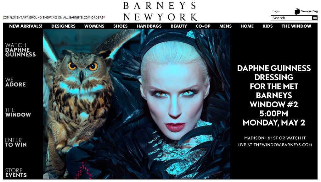 Daphne Guinness | Barneys New York: Windows | 1