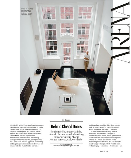 Fran&ccedil;ois Halard for NY Times Style Magazine | 1