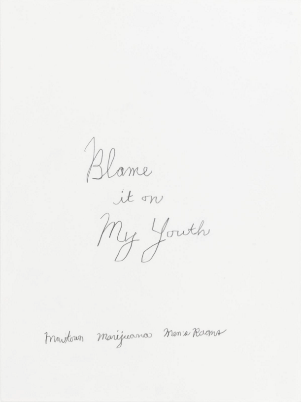  | Selected Works | Untitled (Blame It On My Youth), 1991 | 6