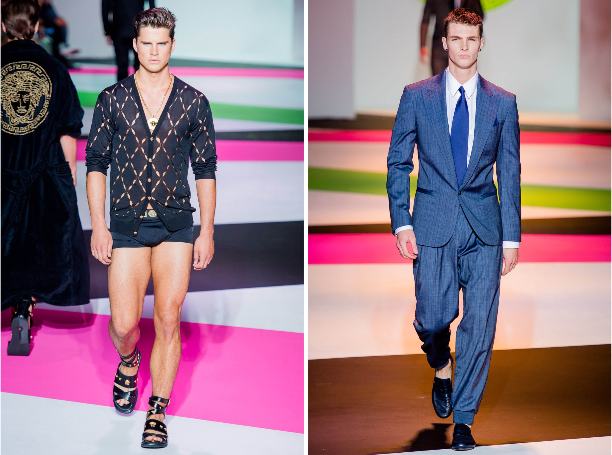 David Bradshaw | Versace Mens Spring / Summer 2014 | 4