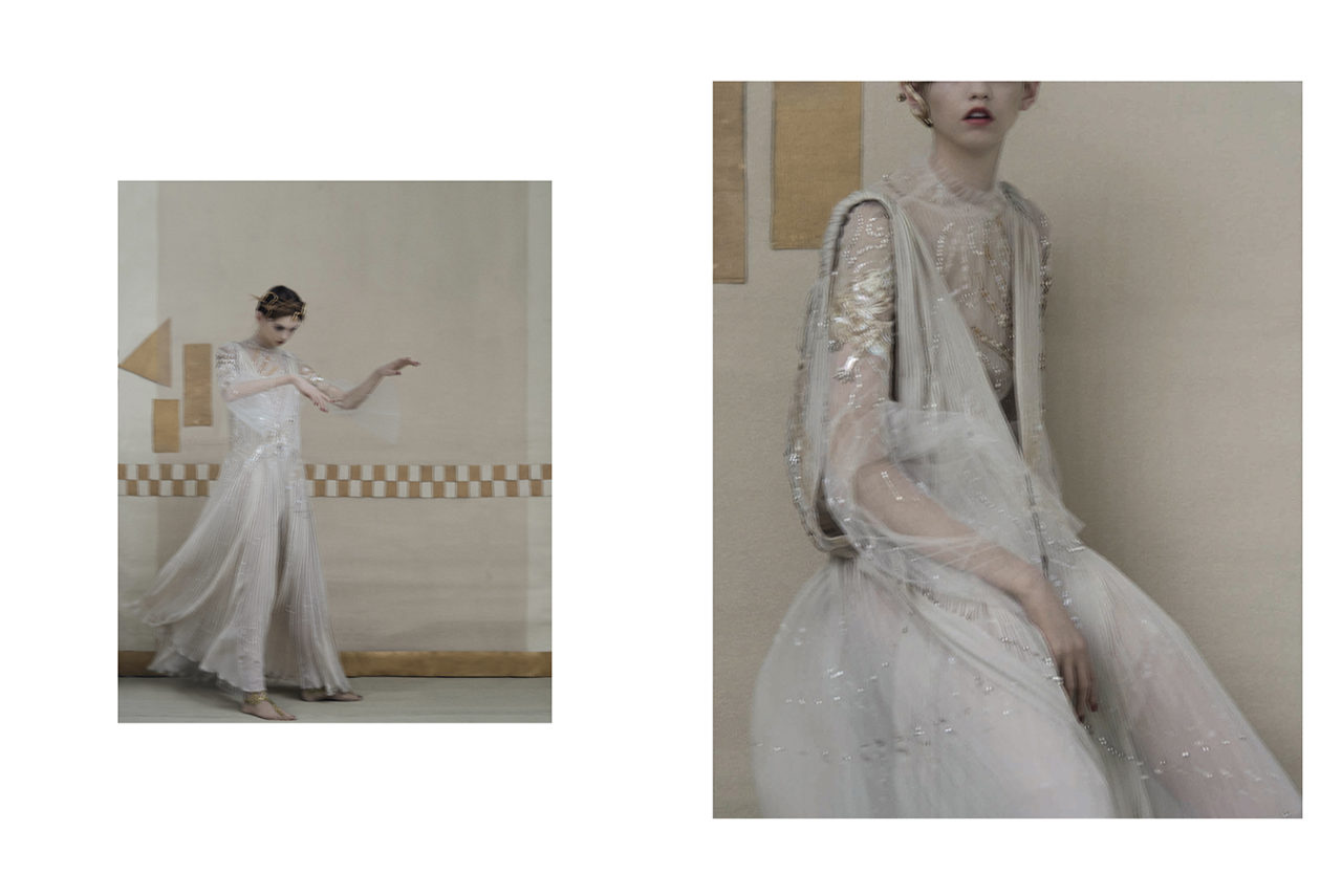 Sarah Moon shoots Molly Bair for Vogue Italia | 2