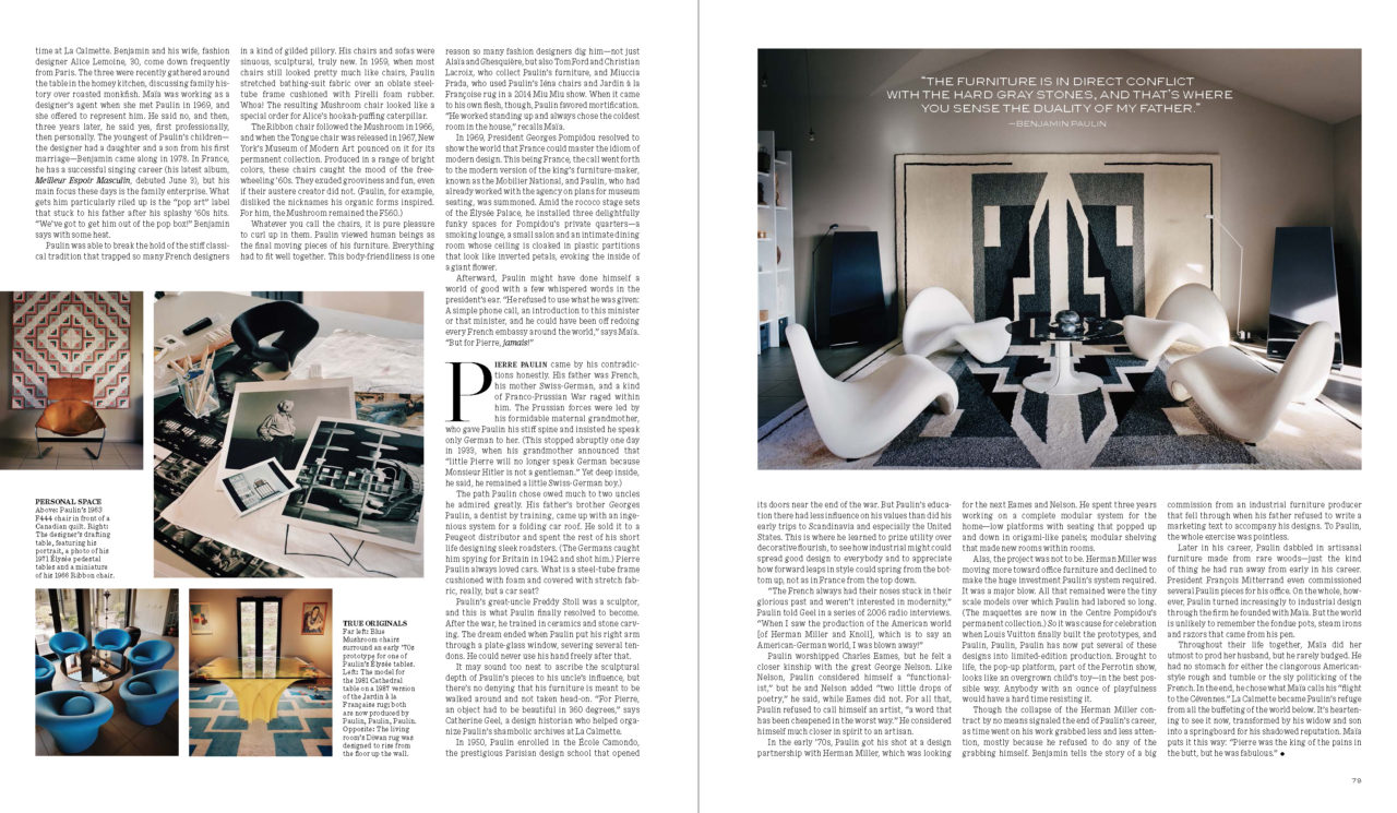 Pierre Paulin&rsquo;s Masterpieces Live on in His Former Mountainside Home by Francois Halard | 3