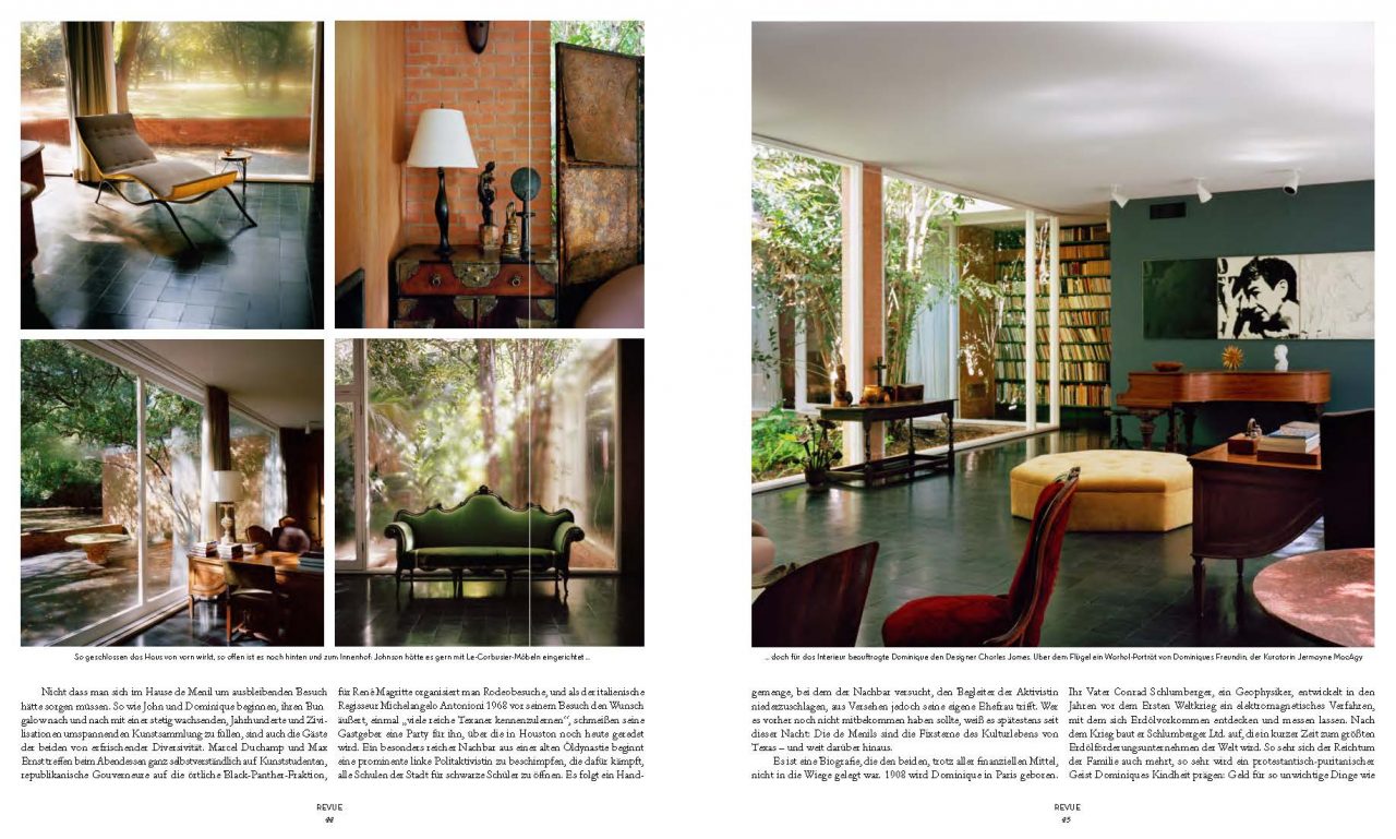 The de Menil house in River Oaks by Francois Halard | 2