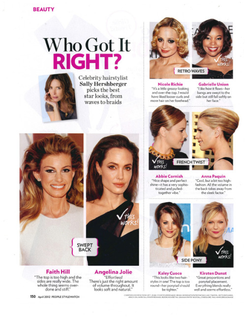  | Press | Sally Hershberger featured in People Magazine. | 12