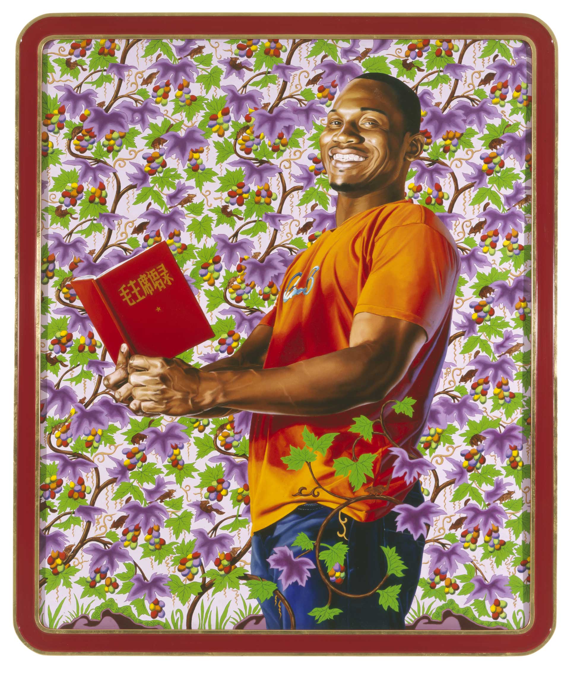 Kehinde Wiley | The World Stage: China | Acting in Accordance with Chairman Mao's Instructions Means Victory, 2007 Oil on Canvas.  | 10