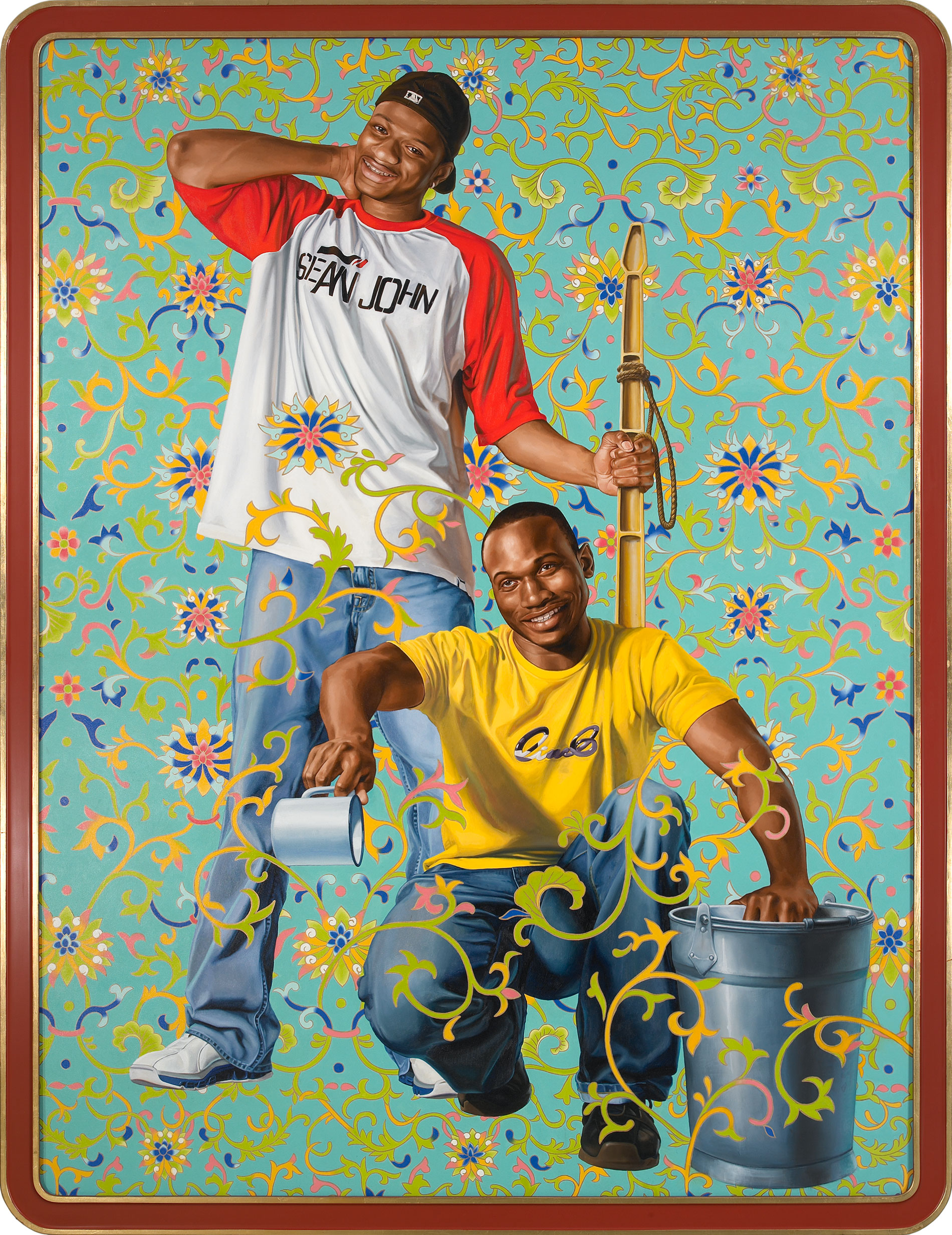 Kehinde Wiley | The World Stage: China | Bamboo Shoots, 2007 Oil on Canvas.  | 16