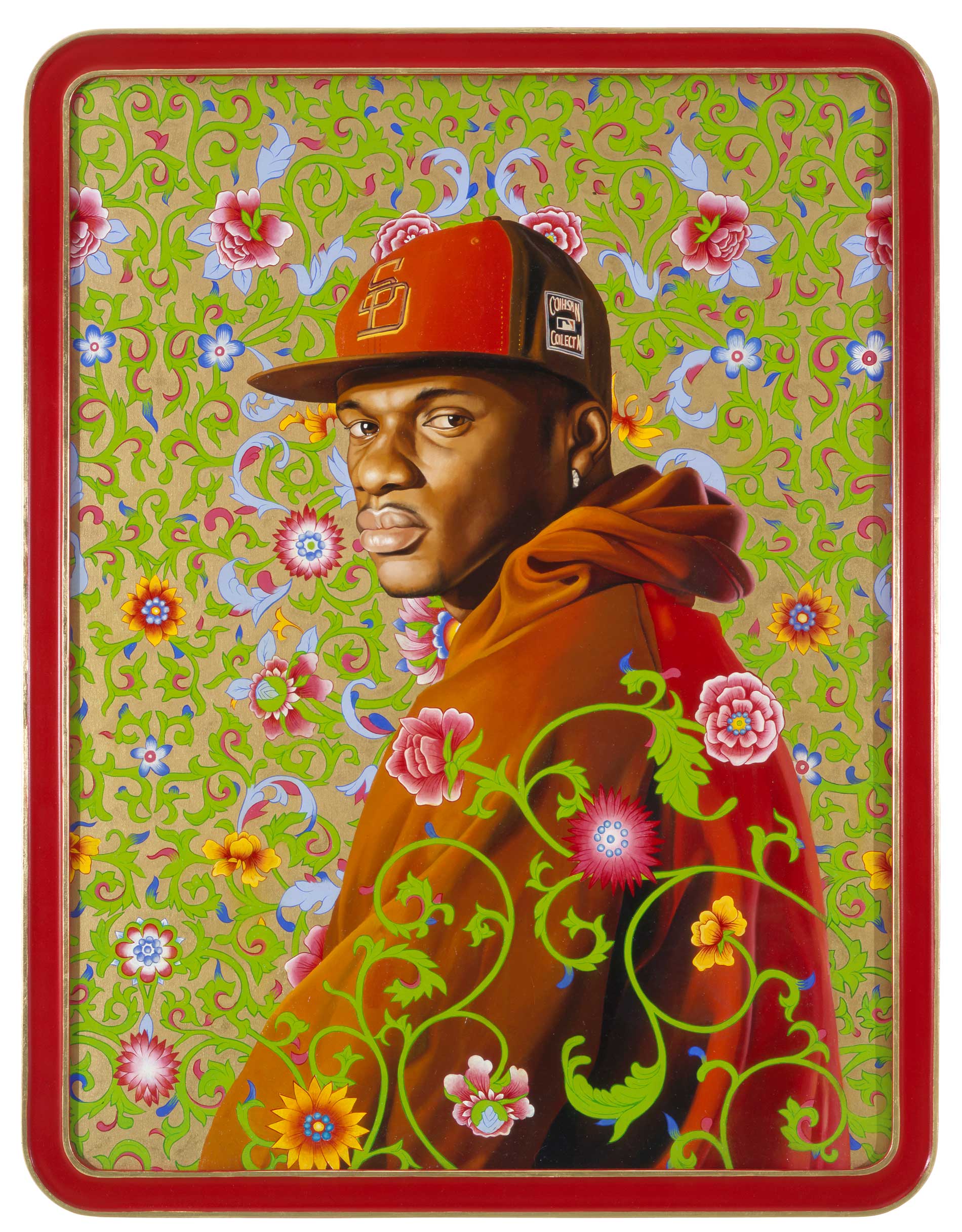 Kehinde Wiley | The World Stage: China | Check I, 2007 Oil and Enamel on Canvas.  | 11
