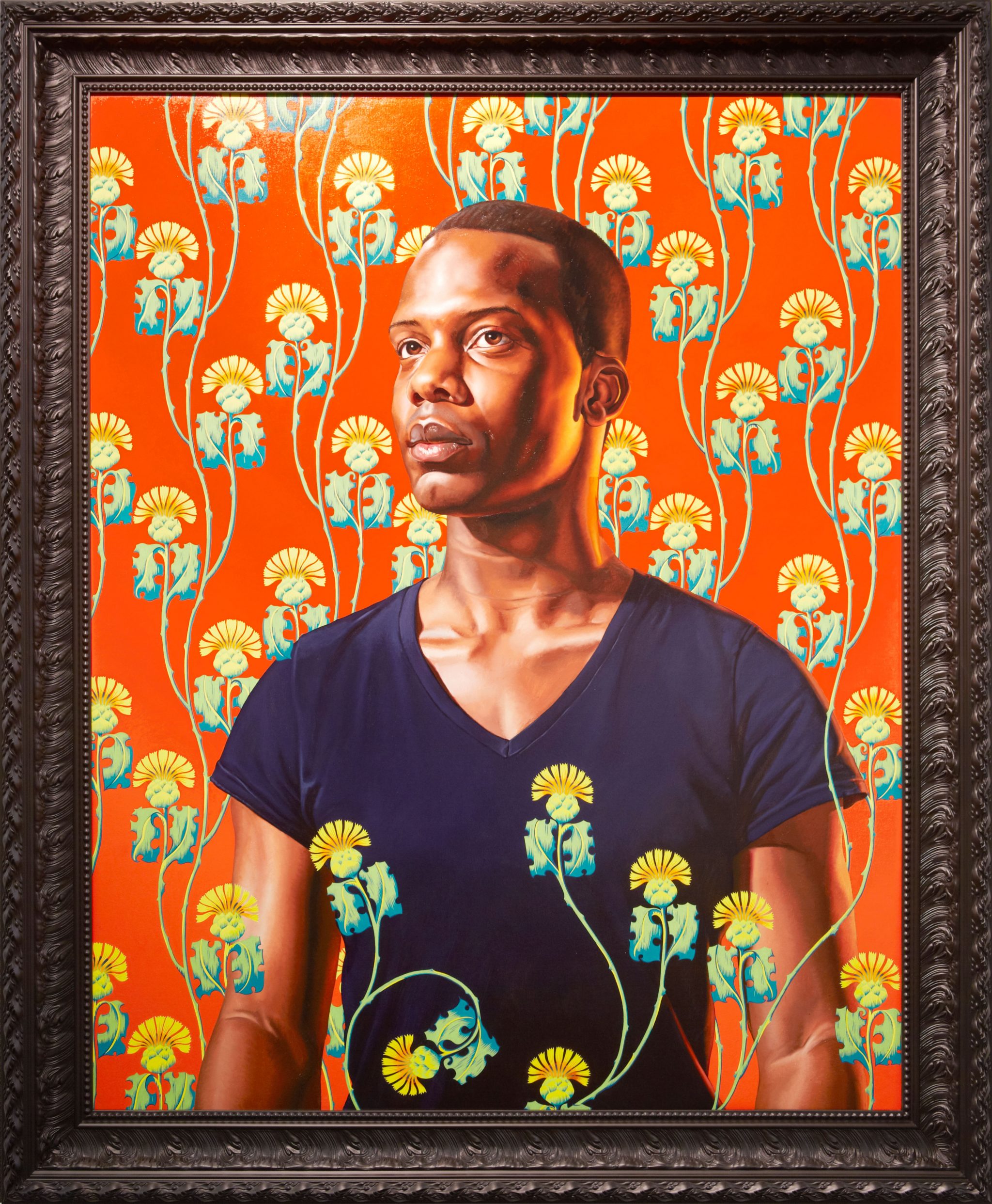 Kehinde Wiley | Selected Works: 2013 | Cleans Browne, 2013, Oil on Canvas. | 4
