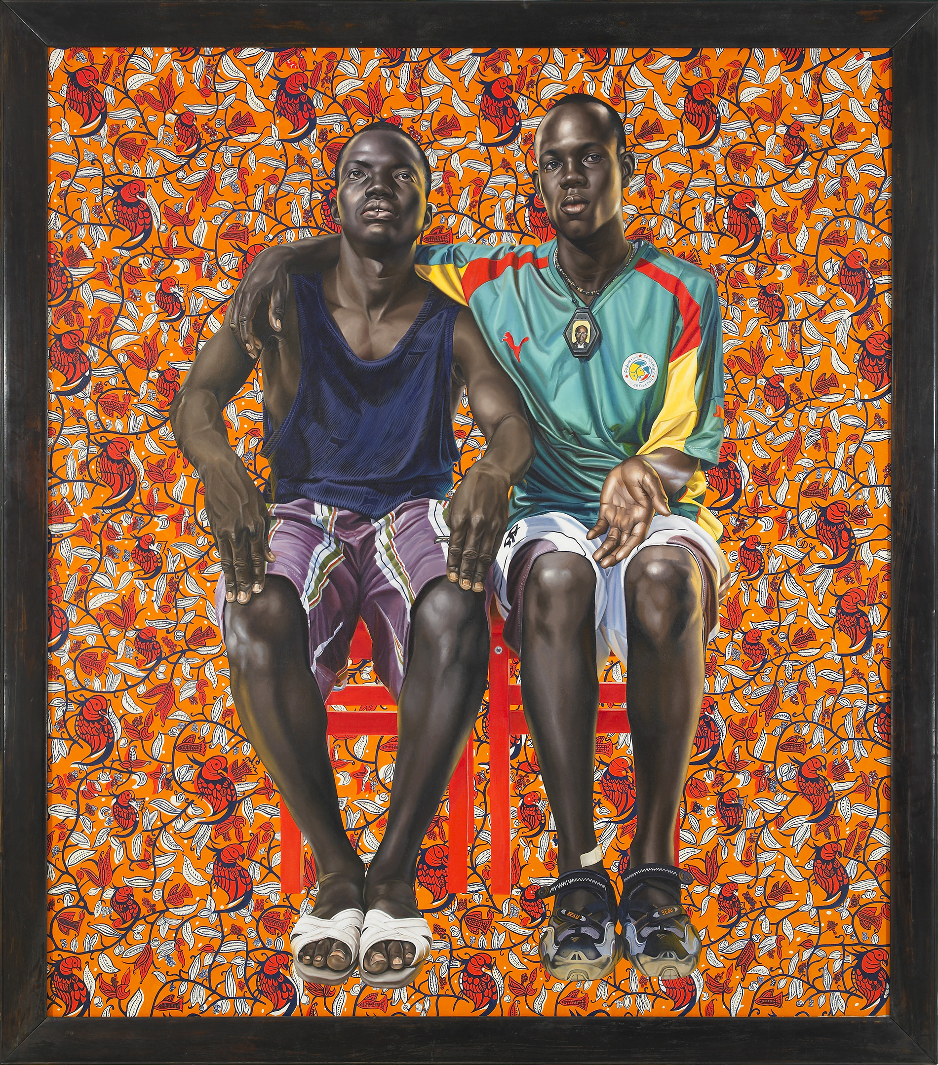 Kehinde Wiley | The World Stage: Lagos & Dakar | Dogon Couple, 2008 Oil on Canvas. | 6