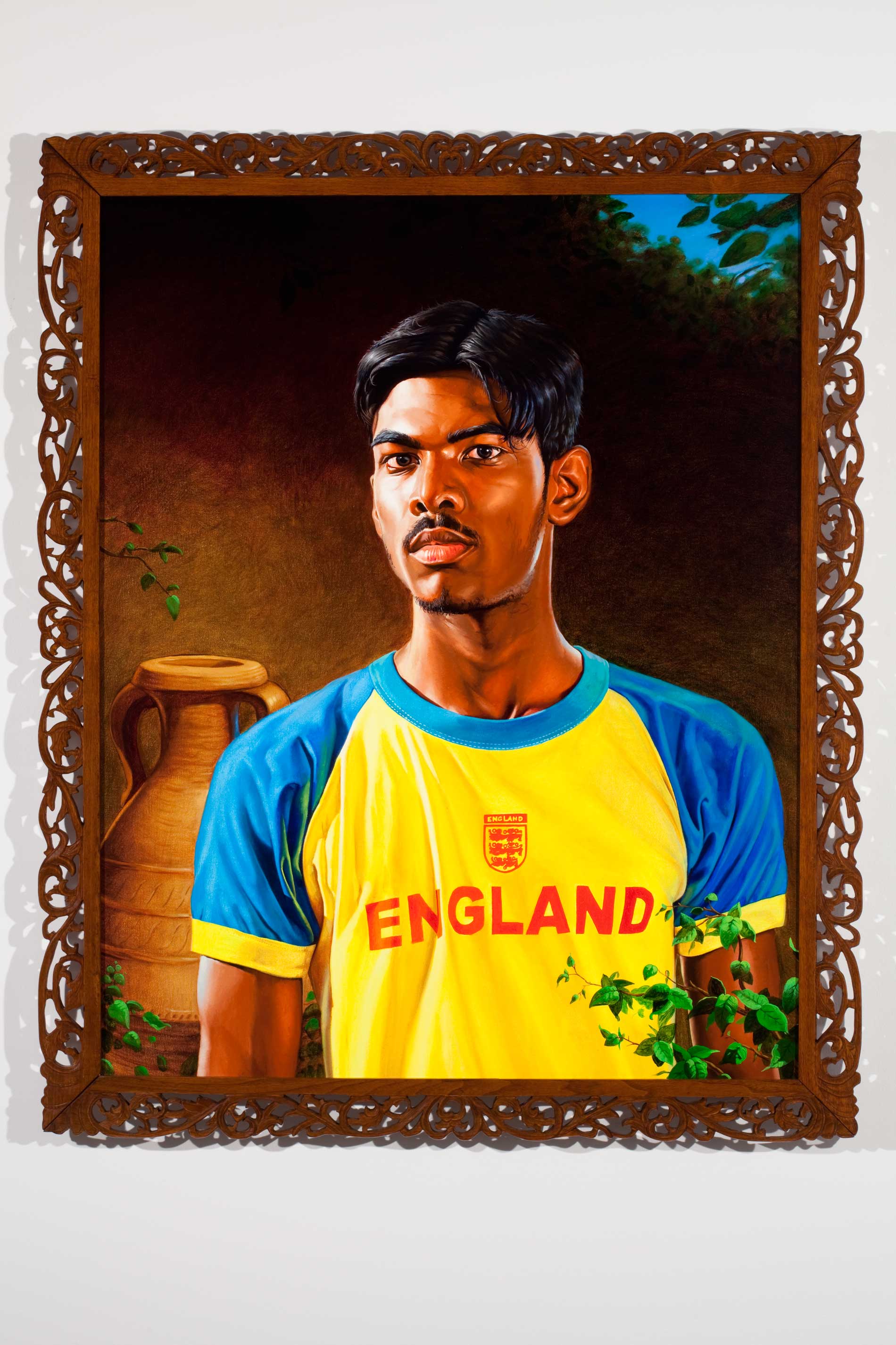 Kehinde Wiley | The World Stage: Sri Lanka | Femme Fellah, 2010 Oil on Canvas.  | 3
