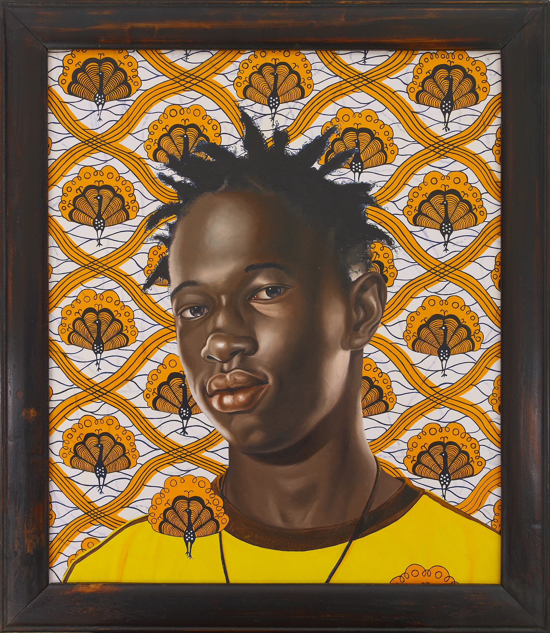 Kehinde Wiley | The World Stage: Lagos & Dakar | Ibrahima Sacho II, 2007 Oil on Canvas. | 4