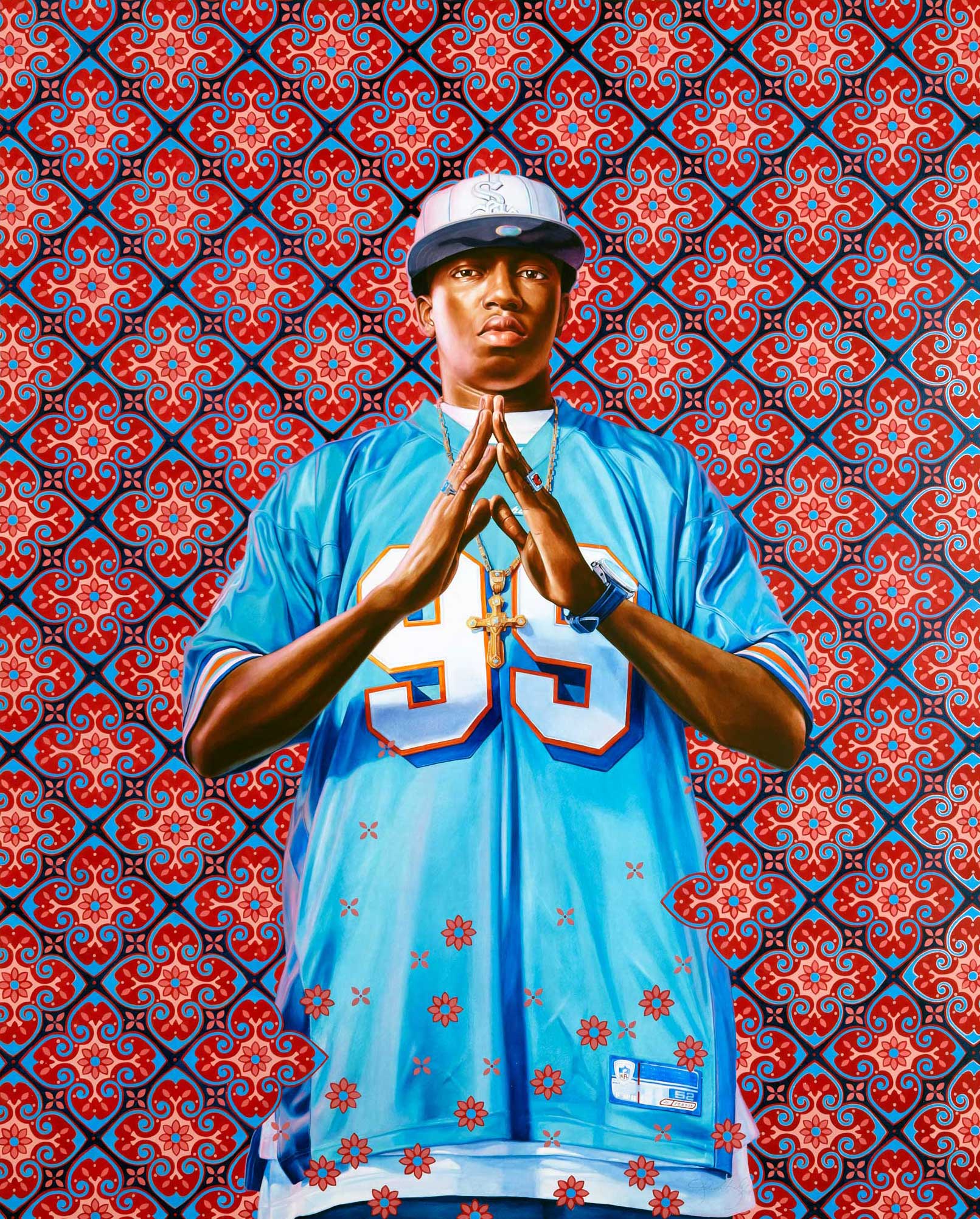 Kehinde Wiley | Selected Works: 2011 | Kofi Graham Study I, 2011 Oil on Paper.  | 3