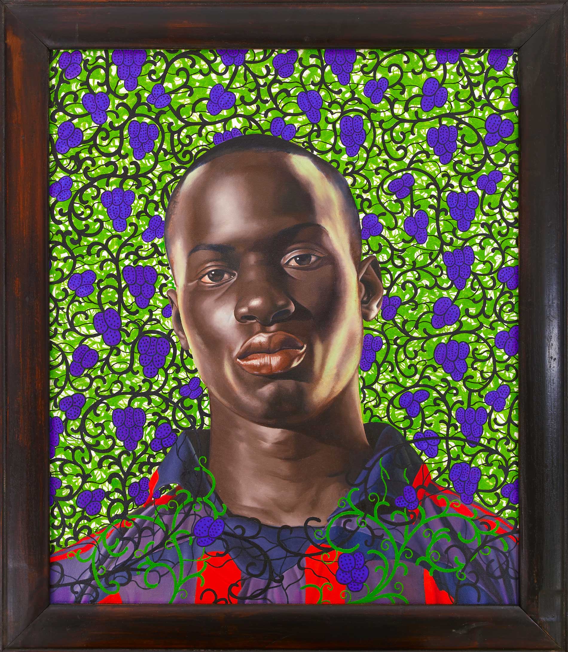 Kehinde Wiley | The World Stage: Lagos & Dakar | Matar Mbaye II, 2008 Oil on Canvas. | 2
