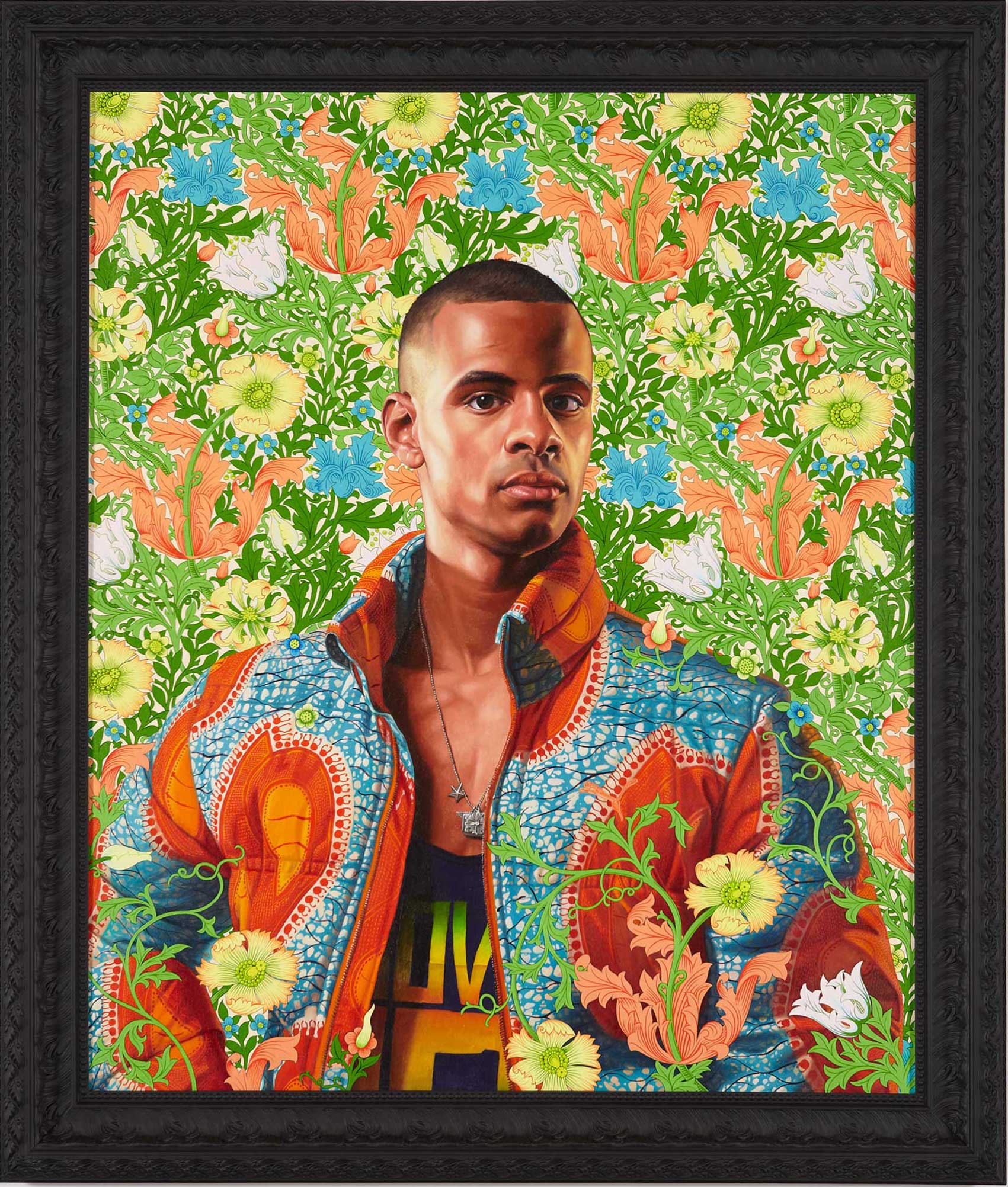 Kehinde Wiley | Selected Works: 2012 | Morthyn Brito, 2012, Oil on Canvas. | 2