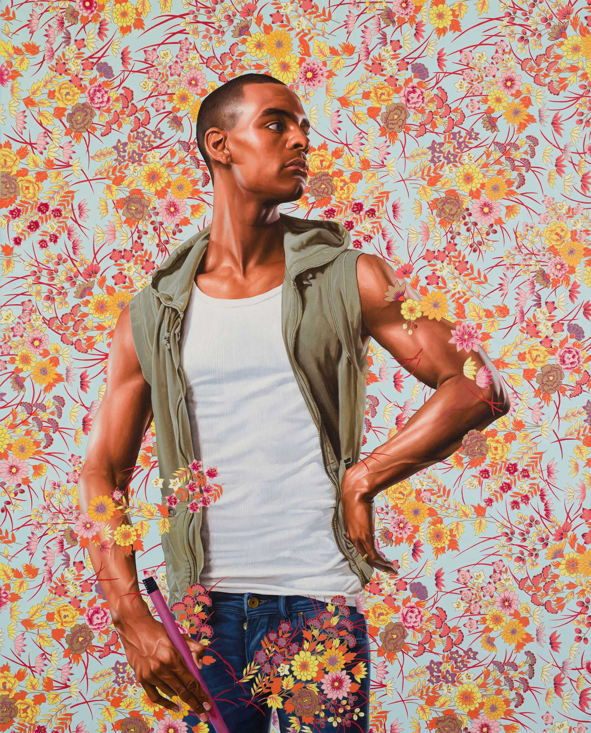Kehinde Wiley | Selected Works: 2012 | Morthyn Brito II, 2012, Oil on Canvas. | 8