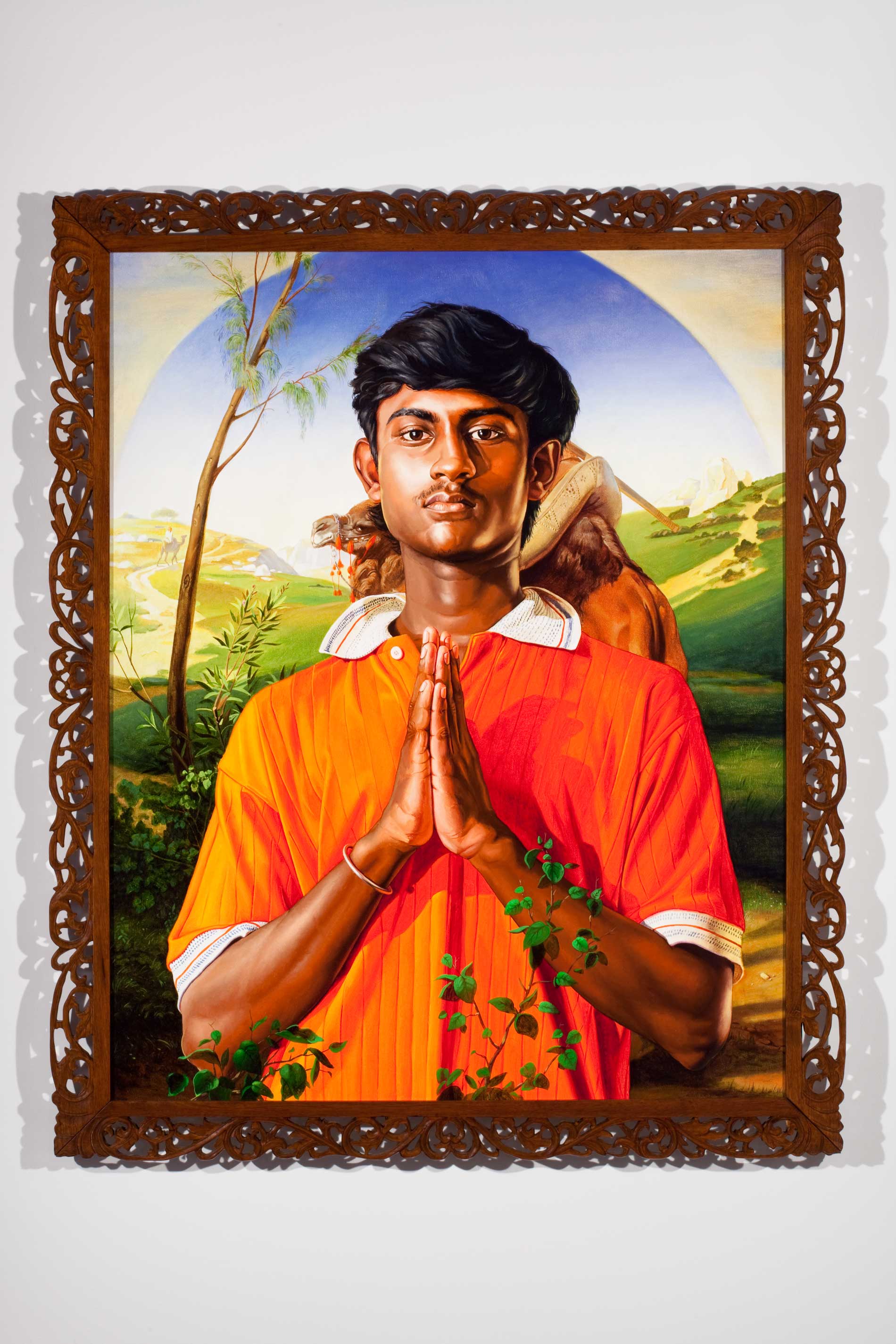 Kehinde Wiley | The World Stage: Sri Lanka | Nandikesvara, 2010 Oil on Canvas.  | 4