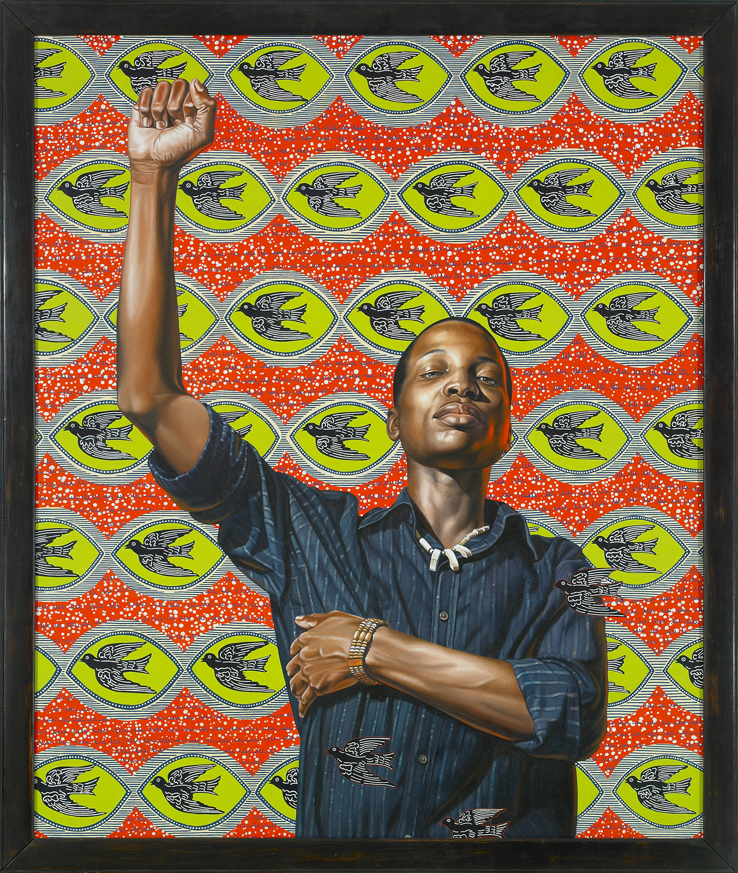 Kehinde Wiley | The World Stage: Lagos & Dakar | On Top of the World, 2008 Oil on Canvas. | 7
