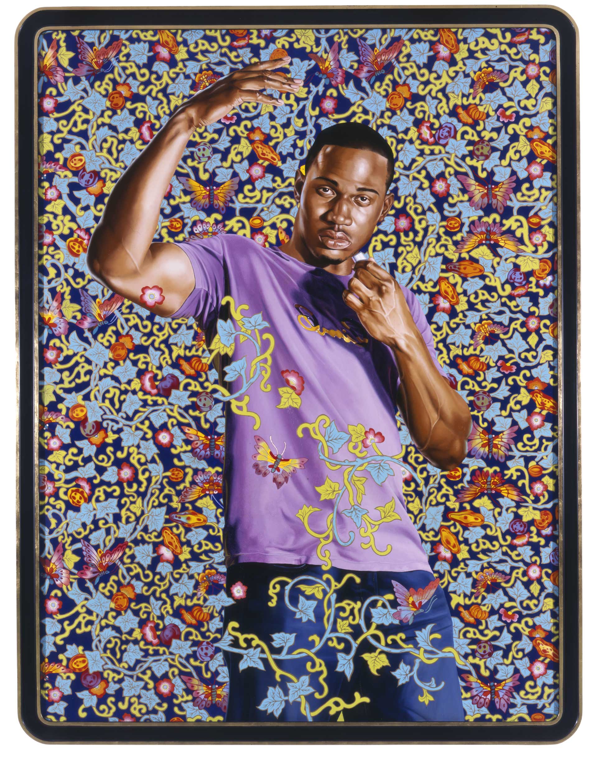 Kehinde Wiley | The World Stage: China | Regard the Class Struggle as the Main Link in the Chain, 2007 Oil on Canvas.  | 8