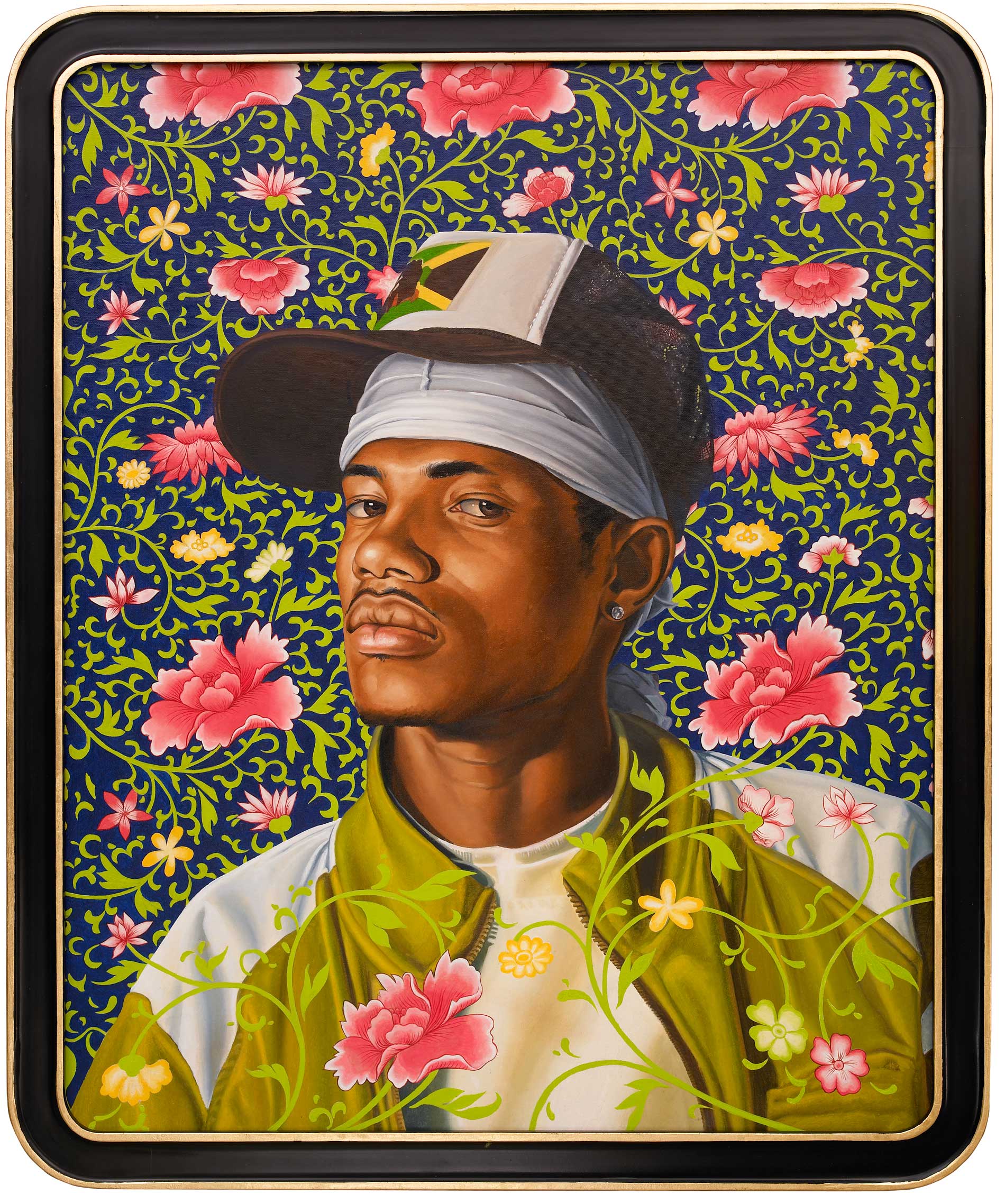Kehinde Wiley | The World Stage: China | Romaine III, 2007 Oil on Canvas.  | 13