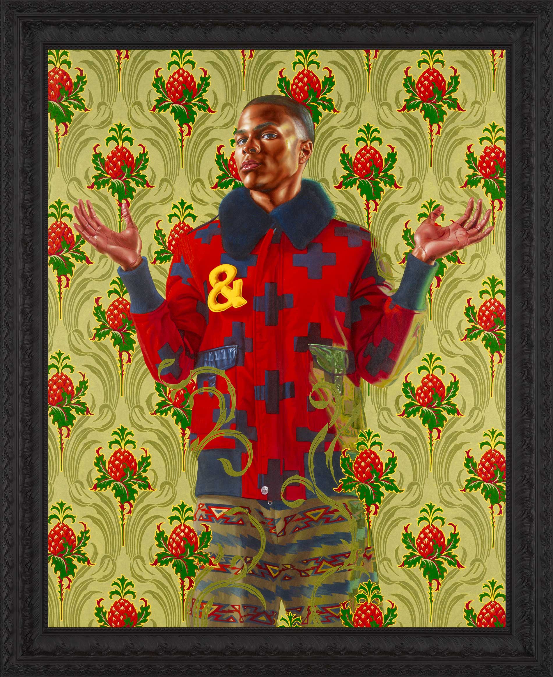 Kehinde Wiley | Selected Works: 2013 | Saint Clement, 2013, Oil on Canvas. | 1