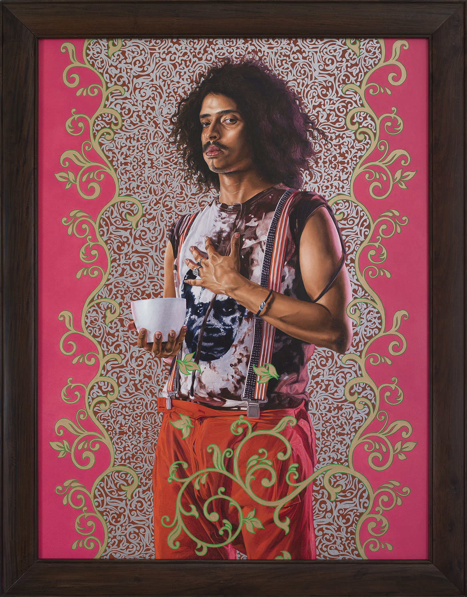 Kehinde Wiley | The World Stage: France | Saint Jerome, 2012 Oil on Canvas. | 4