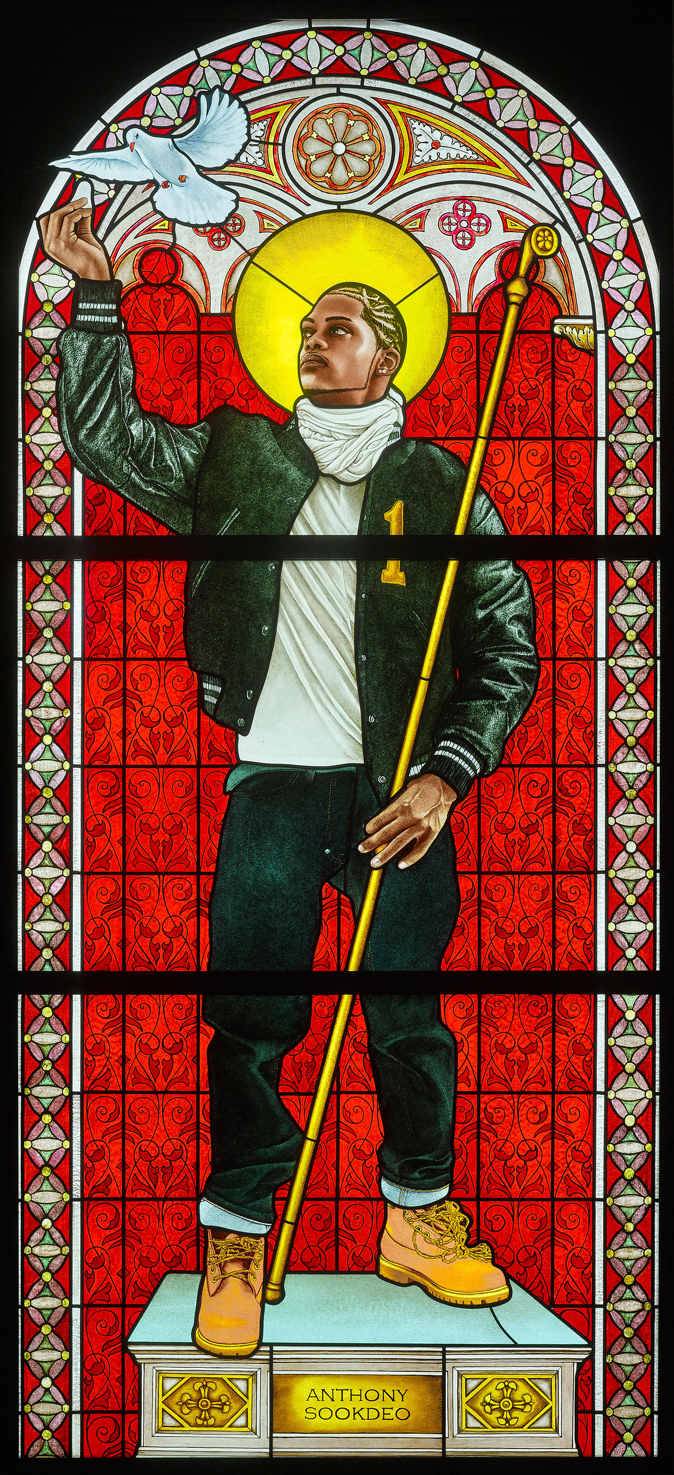 Kehinde Wiley | Stained Glass | Saint Remi , 2014 Stained Glass. | 3