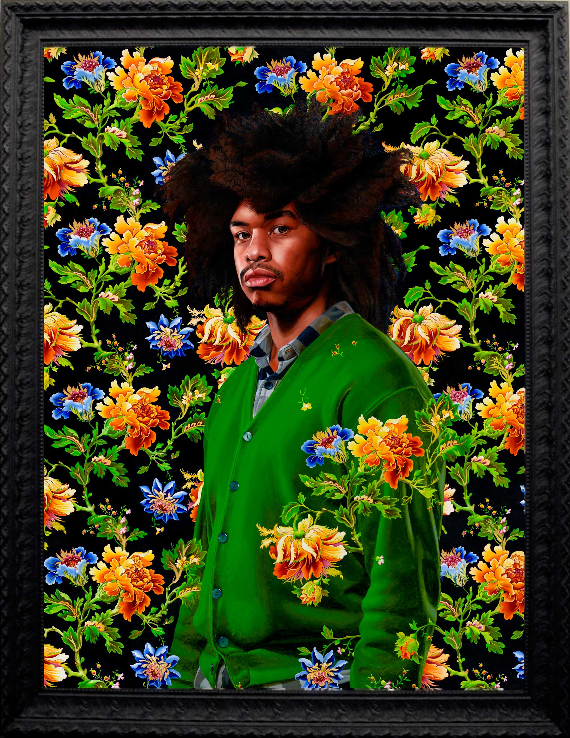 Kehinde Wiley | Selected Works: 2012 | Terence Nance, 2012, Oil on Canvas. | 5