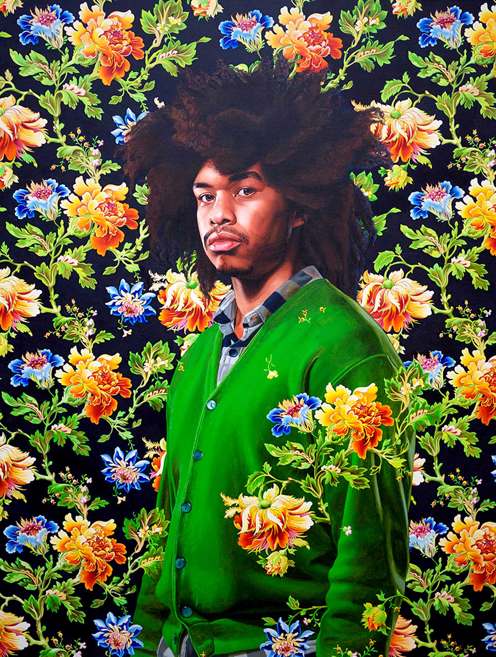 Kehinde Wiley | Selected Works: 2011 | Terence Nance III, 2011 Oil on Canvas. | 7