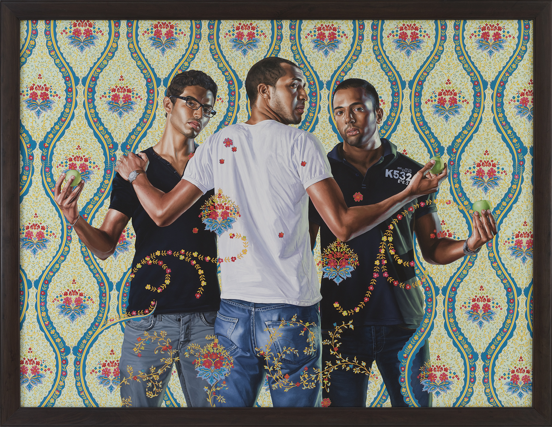 Kehinde Wiley | The World Stage: France | The Three Graces, 2012 Oil on Canvas. | 3