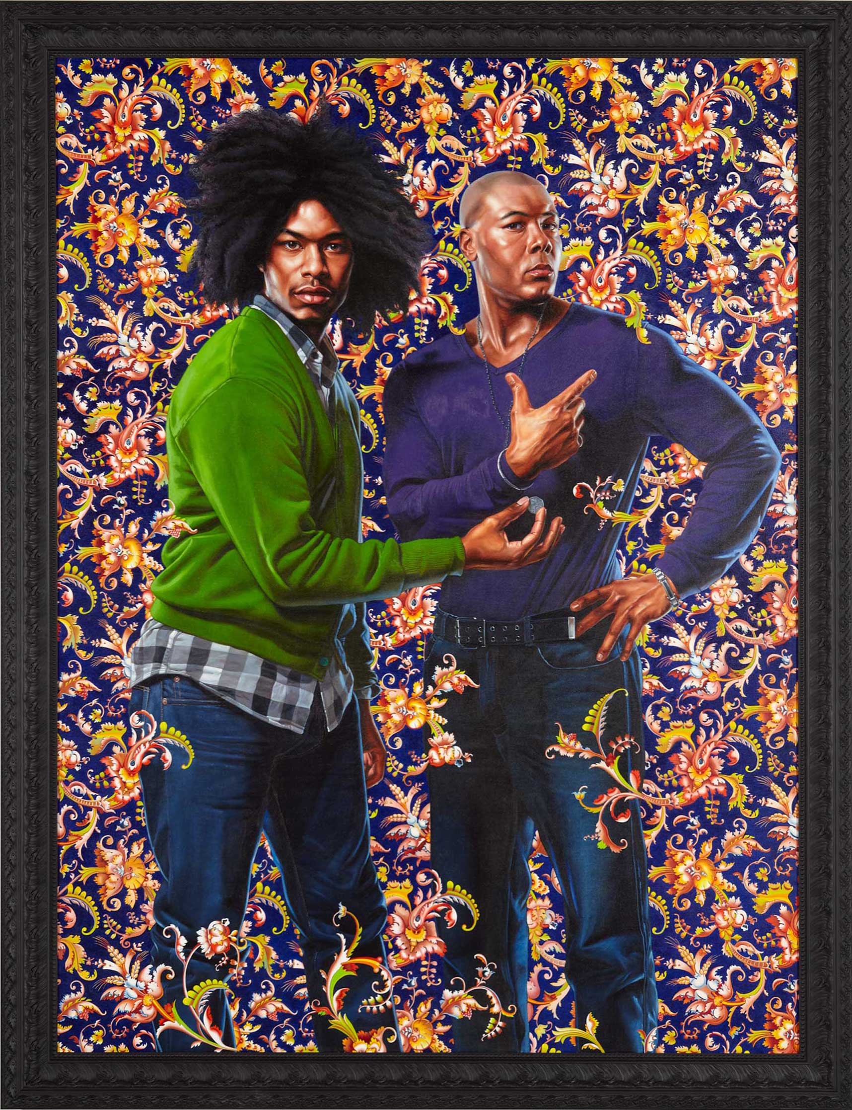 Kehinde Wiley | Selected Works: 2012 | The Tribute Money II, 2012, Oil on Canvas. | 3