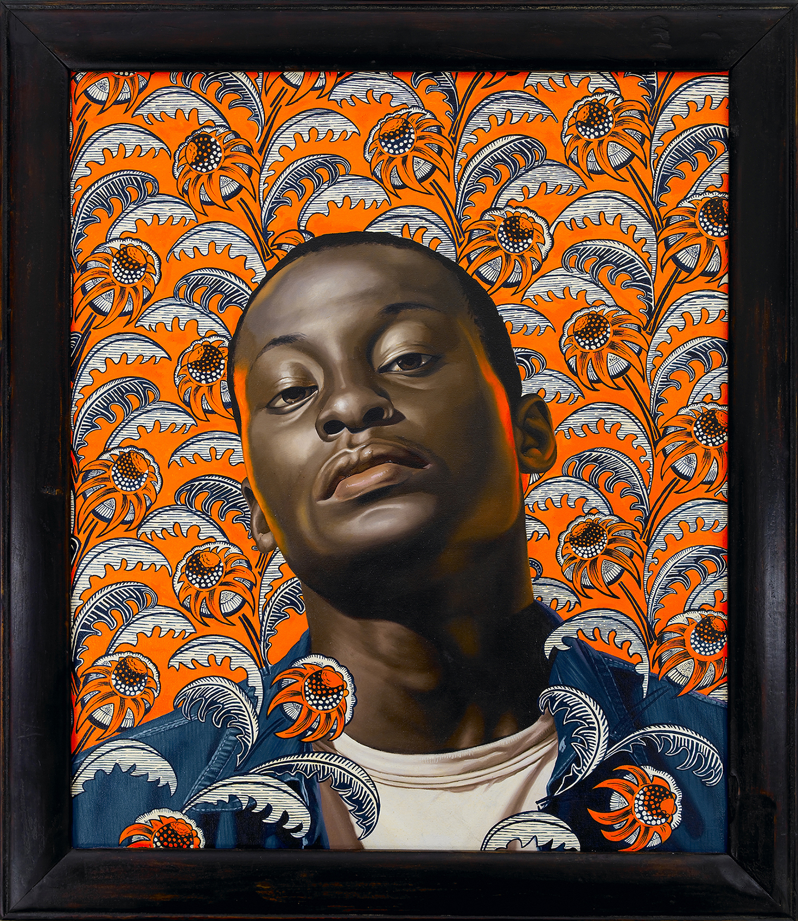 Kehinde Wiley | The World Stage: Lagos & Dakar | Tosin Otebbole, 2008 Oil on Canvas. | 1