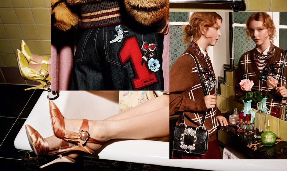 Miu Miu Pre-Fall 2017 Ad Campaign with Art Direction by Giovanni Bianco | 2