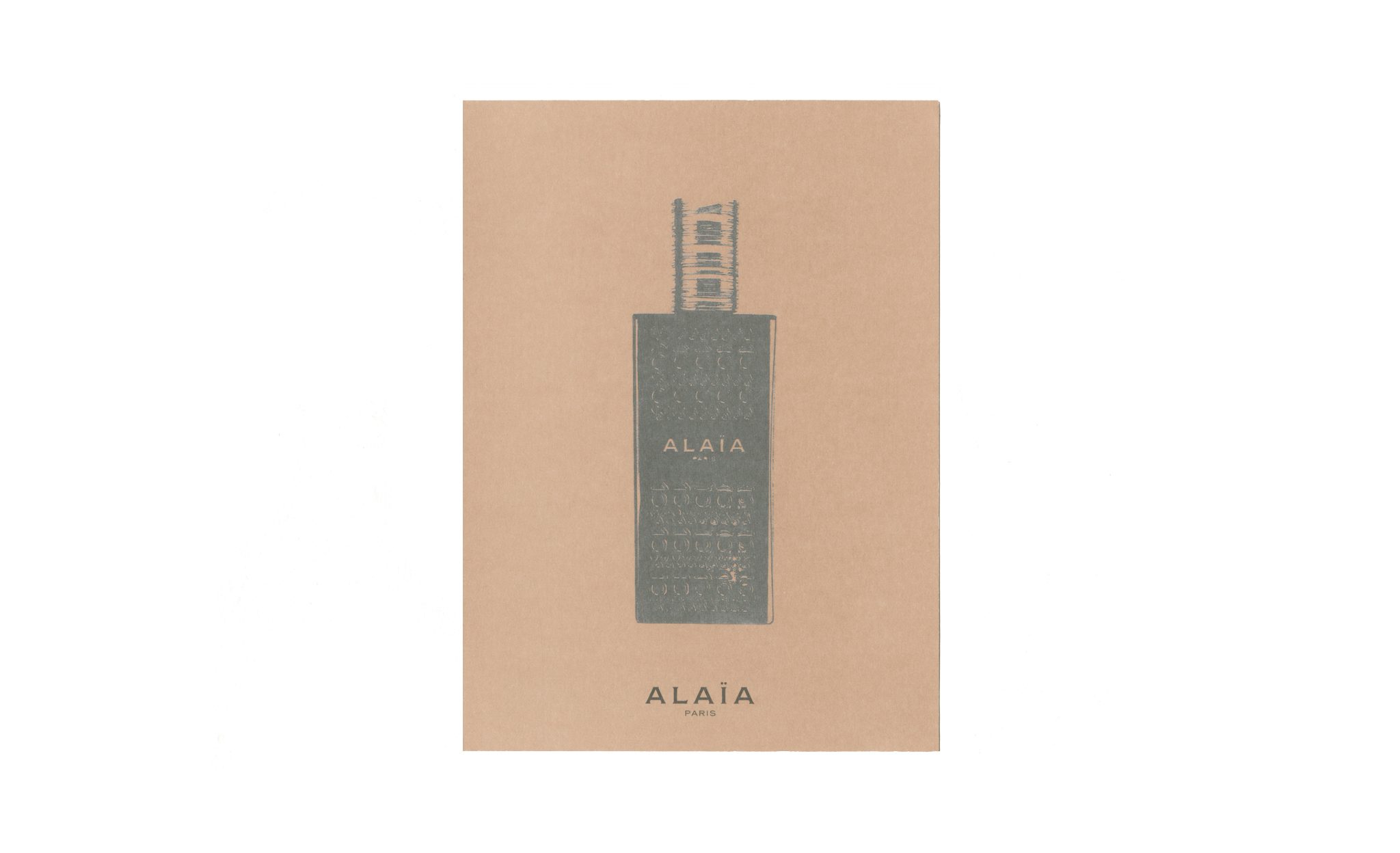  | Alaïa Noir | Campaign Alaïa perfume, Monotype, 2016 | 2