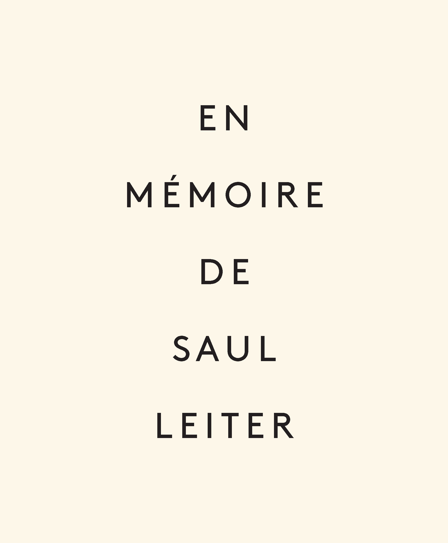 François Halard | Saul Leiter | 37