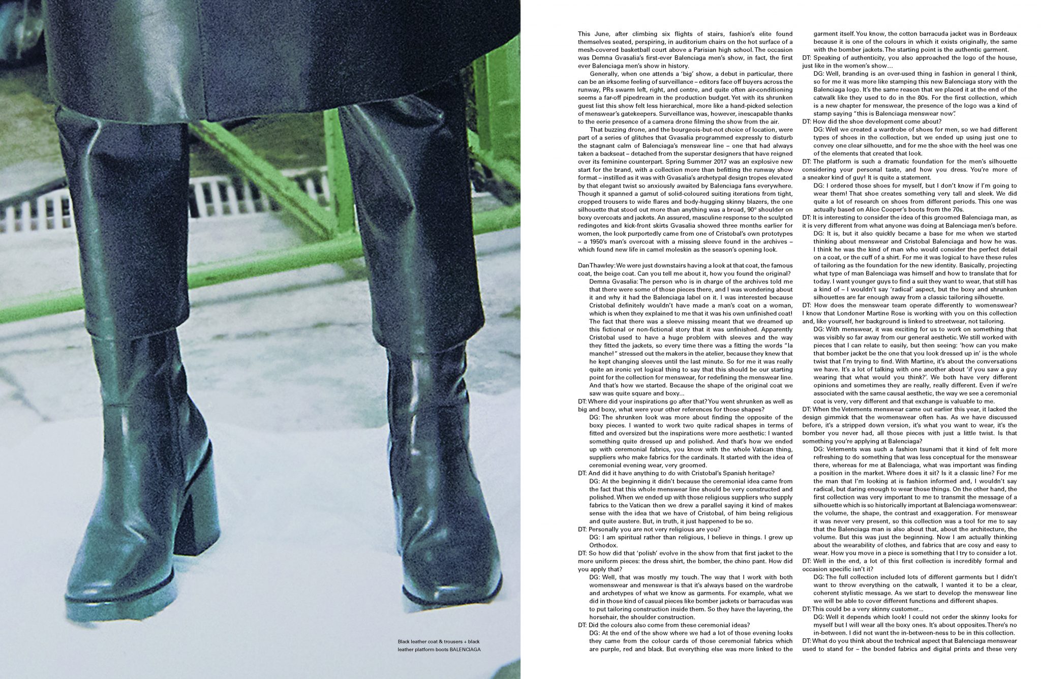 Dan Thawley | Arena Homme + | Issue No. 46: The Balenciaga Moment | 2
